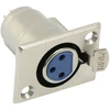 2211# Oem XLR 3P mikrofono lizdas metaliniam korpusui