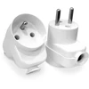 Blow 2382# Baltas kampinis kištukas wt-16g su elektros lizdu