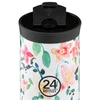 24Bottles - Kelioninė stiklinė - Akmens spalvos apdaila - Little Buds - 350 ml