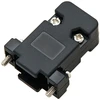 2725# D-sub db 9(h) kabelio korpusas juodas