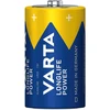 2x 2 x R-20 R20 D 1,5 V šarminės „Longlife Power Varta“ baterijos