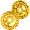 2x deimantiniai diskai betonui šlifuoti, 125 mm, greitis 80 m/s, 2 vnt. rinkinys - or011168
