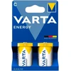 2x Varta Energy R-14 LR14 C 1,5 V šarminės baterijos