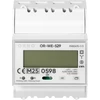 Orno 3 Fazowy Trifazis elektros skaitiklis, 100 A, RS-485 prievadas, MID, 4 moduliai, DIN TH-35 mm, paruoštas PV sistemoms