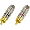 3775# Oem RCA kištukas professional Sidabrinis