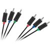 3RCA-3RCA Komponentinis kabelis 1.8 m Cabletech standartas