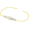 4021# Saugiklio lizdas 30 mm su laidu, geltonas 0,75 (pl)