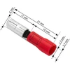 Blow Oem Vamzdelio formos jungtys 4.0/21mm 100vnt - raudona