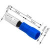 Blow Oem Vamzdelio formos jungtys 4.0/21mm 100vnt - mėlyna