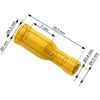 Blow Oem Vamzdelio formos jungtys 5.0/24.5mm 100vnt - geltona