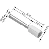 Blow Oem Vamzdelio formos jungtys 0.5/6 100vnt - balta