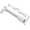 Blow Oem Vamzdelio formos jungtys 1.0/6 100vnt - balta