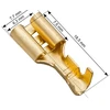 Blow Neizoliuota plokščia jungtis 6.3 mm pradinė