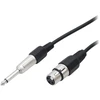 Blow Jungtis 6.3MN-XLR mikrofono kištukas 5m