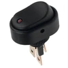 4692# Jungiklis ASW-20D juodas su raudonu šviesos diodu 12v