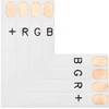 4863# Jungtis LED juostoms, L tipo, 10 mm RGB