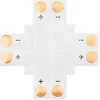 4882# Jungtis LED juostoms, tipas "+" 8 mm, 2 kontaktų