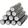 54-037# Lipni izoliacinė juosta 0,15 mm / 15 mm / 10 m - juoda, kelių pakuočių pakuotė