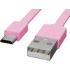 Blow USB A - micro B jungtis 1.0 m rožinė
