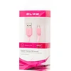 Blow USB A - micro B jungtis 1.0 m rožinė