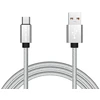 Blow USB A - micro B jungtis 1.0m, pintas, sidabrinis