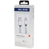 Blow USB A - micro B jungtis 1.0m, pintas, sidabrinis