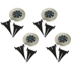 67-497# Saulės energija varomi LED rampos žibintai, 4 vnt.