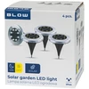 67-497# Saulės energija varomi LED rampos žibintai, 4 vnt.