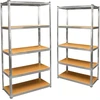 69-110# Lentyna magazynowy metalowy 90x40x180cm blow op.