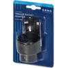Orno 7/13 kontaktų priekabos lizdo adapteris, plastikinis, 12/24 V