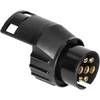 Orno 7/13 kontaktų priekabos lizdo adapteris, plastikinis, 12/24 V