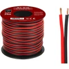 Blow Garsiakalbio kabelis 2x0.35mm juodas-raudonas 25m