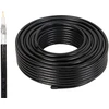 Blow Koaksialinis kabelis RG6U CU 1.02 96x geliu dengtas ekranas, juodas