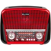 Nešiojamasis analoginis AM/FM radijas BT BLOW RA17 saulės energija varomas, raudonas