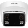 BLOW 8MP IP kamera BL-I8SS40TWM 4 mm baltas kupolinis panoraminis dvigubas objektyvas
