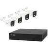 PoE BLOW stebėjimo rinkinys 4x5MP 1TB BL-KI5B4/PoE/1TB 4x 5MP vamzdinės kameros 1TB HDD diskas