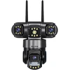 BLOW WiFi kamera su 3 objektyvais, 6MP, V380, juoda