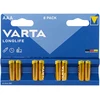 82-546# Šarminės baterijos AAA 1.5 lr3 Varta LongLife 8 vnt.
