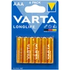 Bateria VARTA LR03 LONGLIFE šarminės baterijos, 6 vnt./bl.