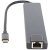 Blow USB-C šakotuvas RJ45 + HDMI 100W tinklo adapteris K-08