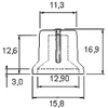 8687# Oem Rankenėlė 6mm velenui
