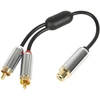 Oem Blow skirstytuvas RCA lizdas - 2xRCA kištukas 15cm