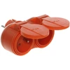 9284# Skirstytuvas r-270p 2gn ip44 su apvaliais lizdais oranžinis