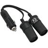 Blow Automobilinis cigarečių žiebtuvėlio skirstytuvas 1xPLUG/2xSOCKET+CS-25 laidas