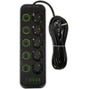 Blow PS-550S 5 lizdų tinklo ilgintuvas 4xUSB 1xUSB-C 5m juodas 2x1mm