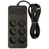 Blow PS-630 6 lizdų tinklo ilgintuvas 3xUSB 1xUSB-C 3m juodas 2x1mm
