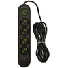 Blow PS-430 4 lizdų 3xUSB tinklo ilgintuvas 3m juodas 2x1mm
