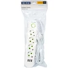 Blow PS-430 4 lizdų 3xUSB tinklo ilgintuvas 3m baltas 2x1mm