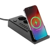 Blow PS-350U 3 lizdų maitinimo prailginimo laidas 4xUSB+USB-PD 3m juodas 3x1mm