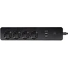 Blow Išmanioji maitinimo juostelė JUODA 3m 2xUSB+USB-C WiFi TUYA